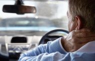 neck pain in car