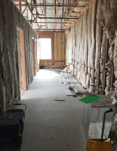 insulation coming together