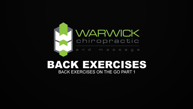 Back Exercises On the Go Part 1