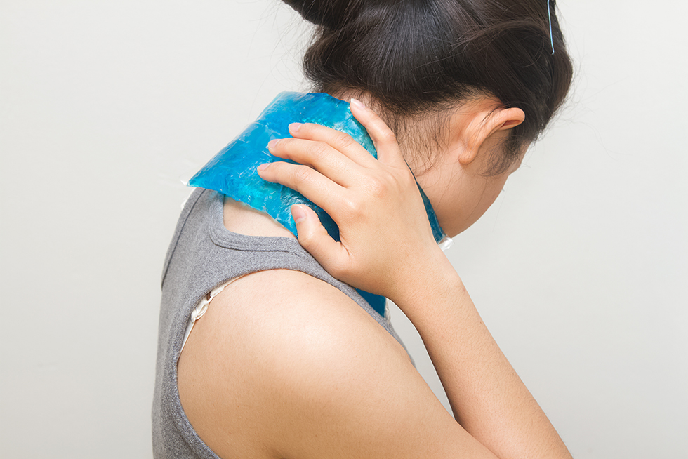 icing your neck pain